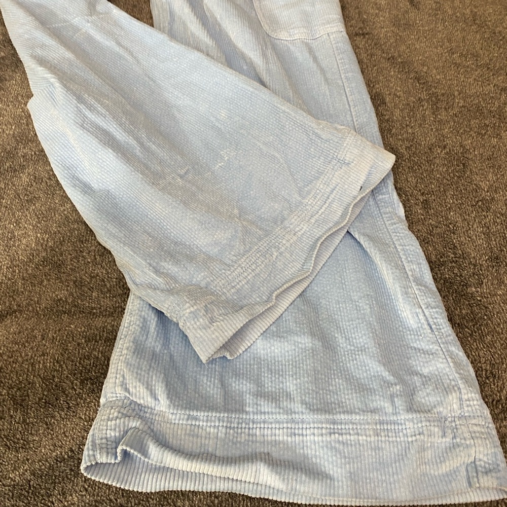 American Eagle Outfitters Sky Blue Corduroy Pants 4 regular - Picture 5 of 5